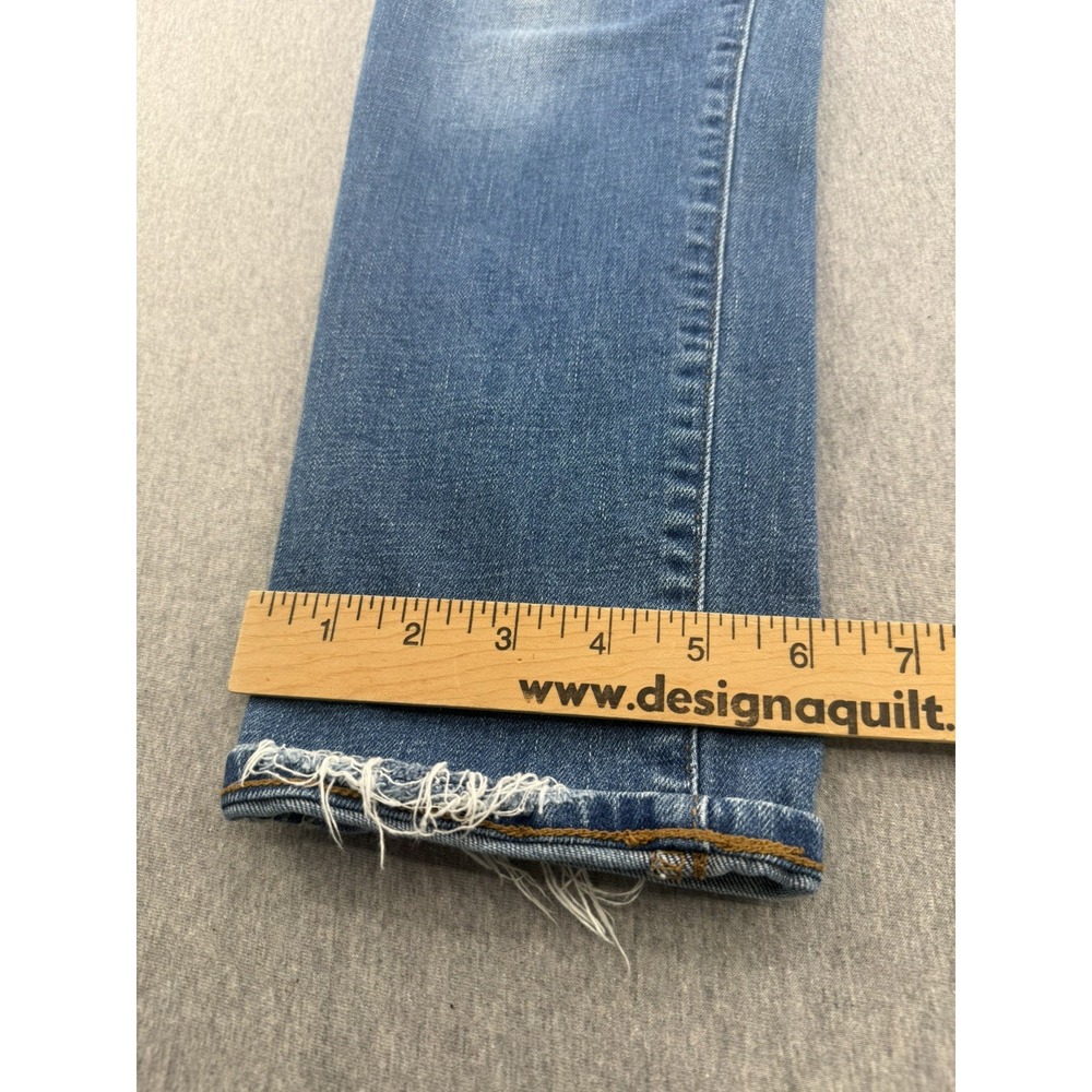 Gap Jeans Women's 28 Blue Best Girlfriend Distressed Denim - Picture 13 of 15